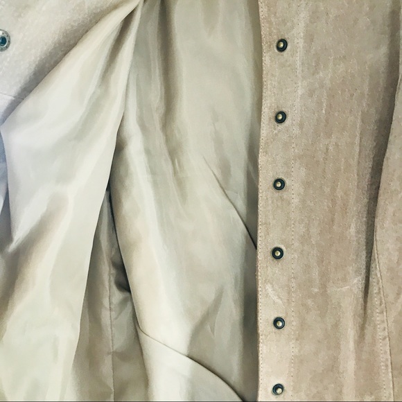 Live A Little Tan Suede Military Jacket - Picture 3 of 11